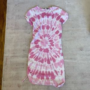 Tie dye tshirt dress